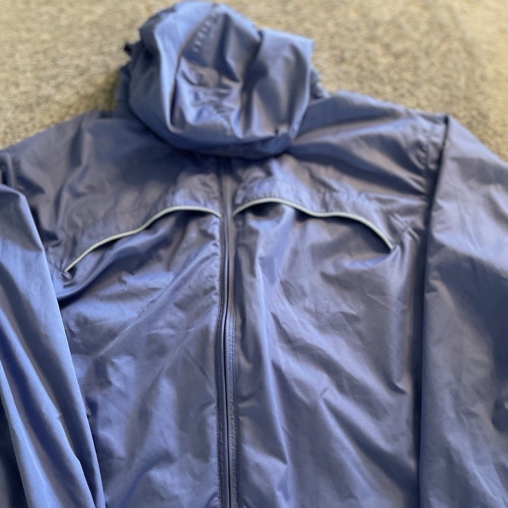 Nike ACG 3 Layer Rain Jacket Mens XXLT Hooded Waterproof Outdoor Shell Y2K